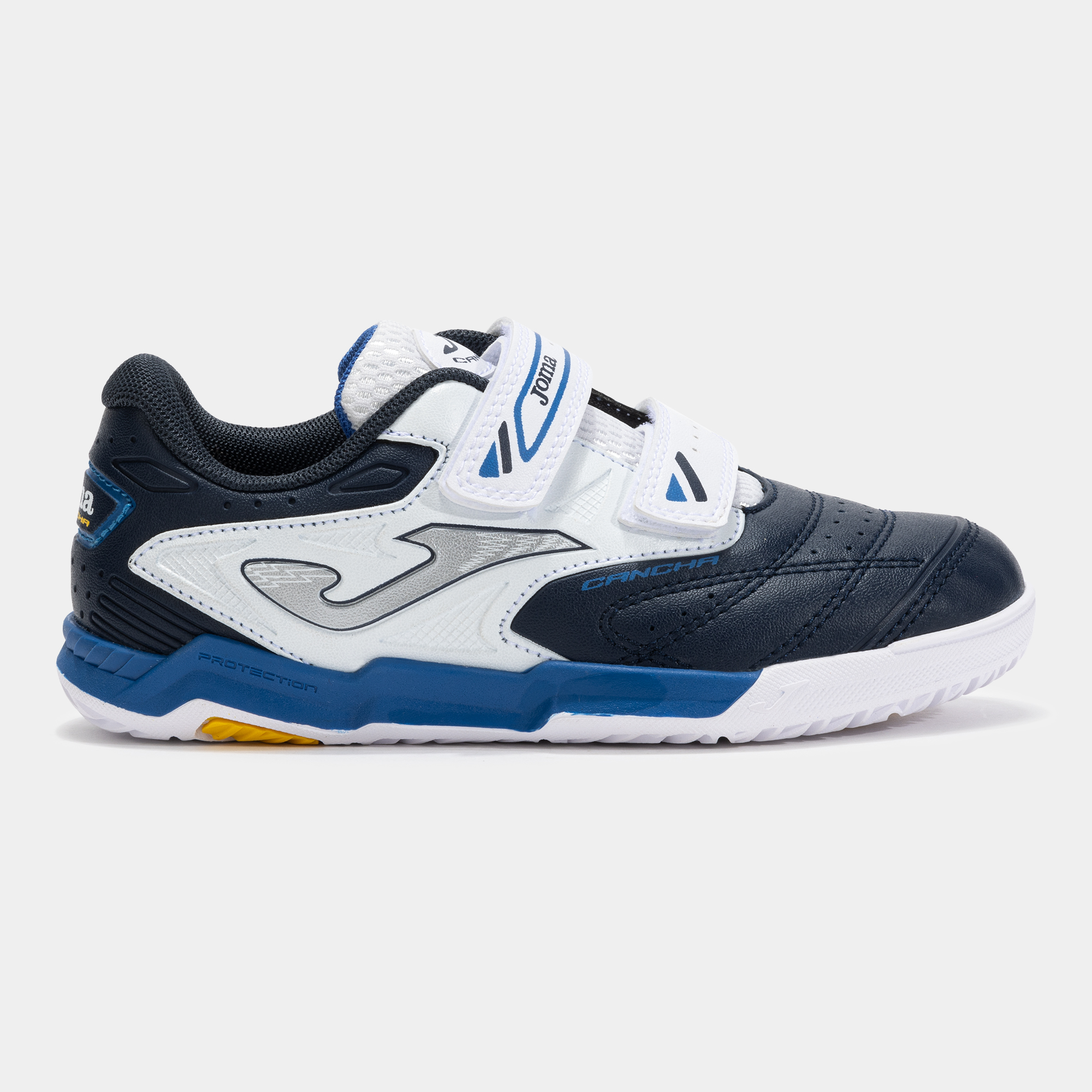 Zapatillas de Fútbol Sala para Niños Joma Cancha Jr 2503 en Color Marino y Blanco - Ideal para Deporte y Entrenamiento