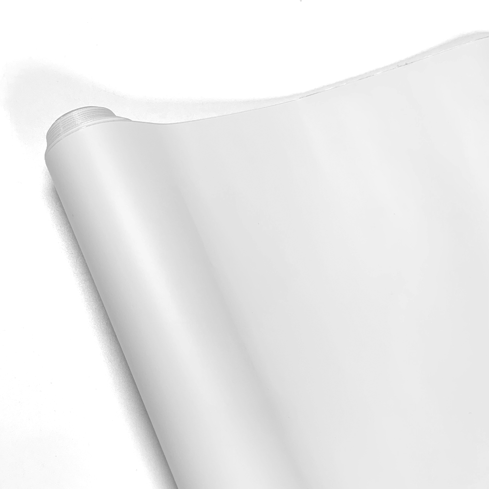 TK Papel Tapiz PVC Autoadhesivo Para Decoración De Paredes Casa Y Habitaciones Resistente Al Agua Blanco Mate Para Sala De Estar Y Cocina