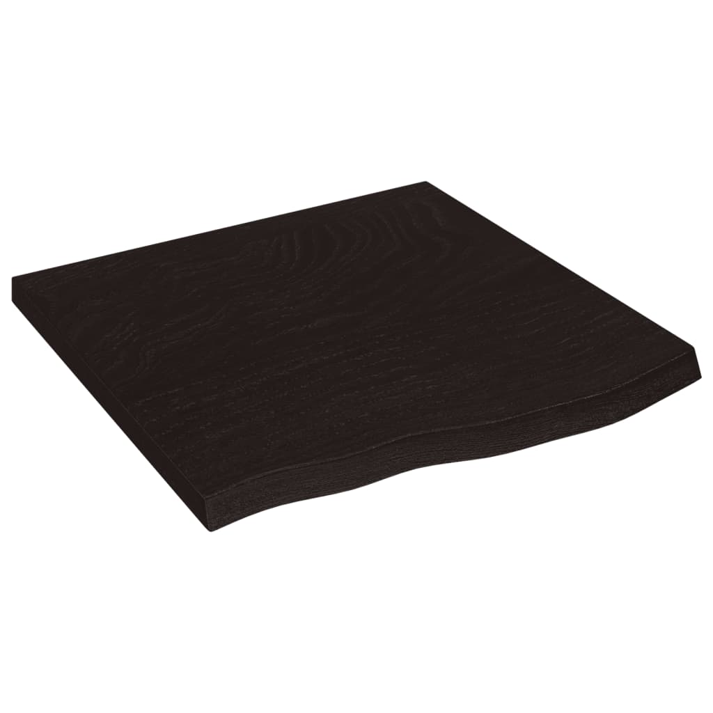Vidaxl Estante Pared Madera Roble Tratada 60x60x(2-4) Cm Natural