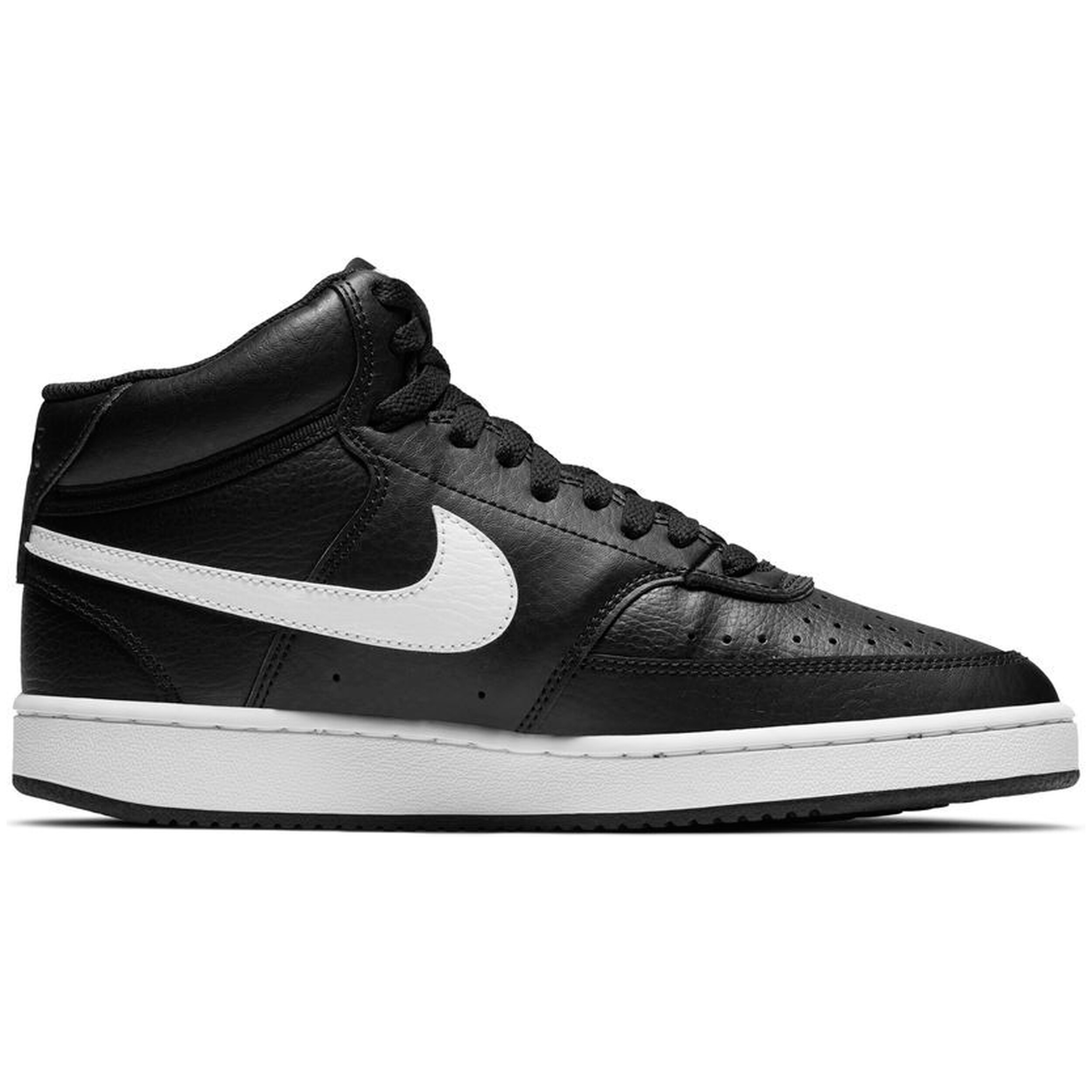 Zapatillas Nike Court Vision Mid para mujer en color negro
