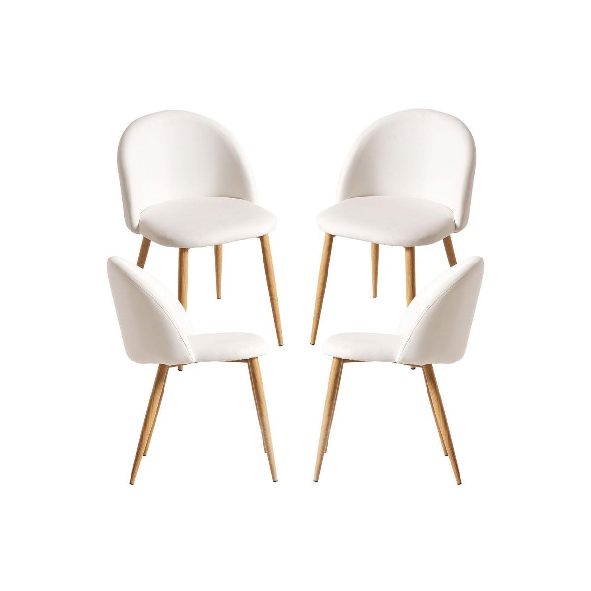 Regalos Miguel - Packs Sillas Comedor - Pack 4 Sillas Vint Polipiel - Negro