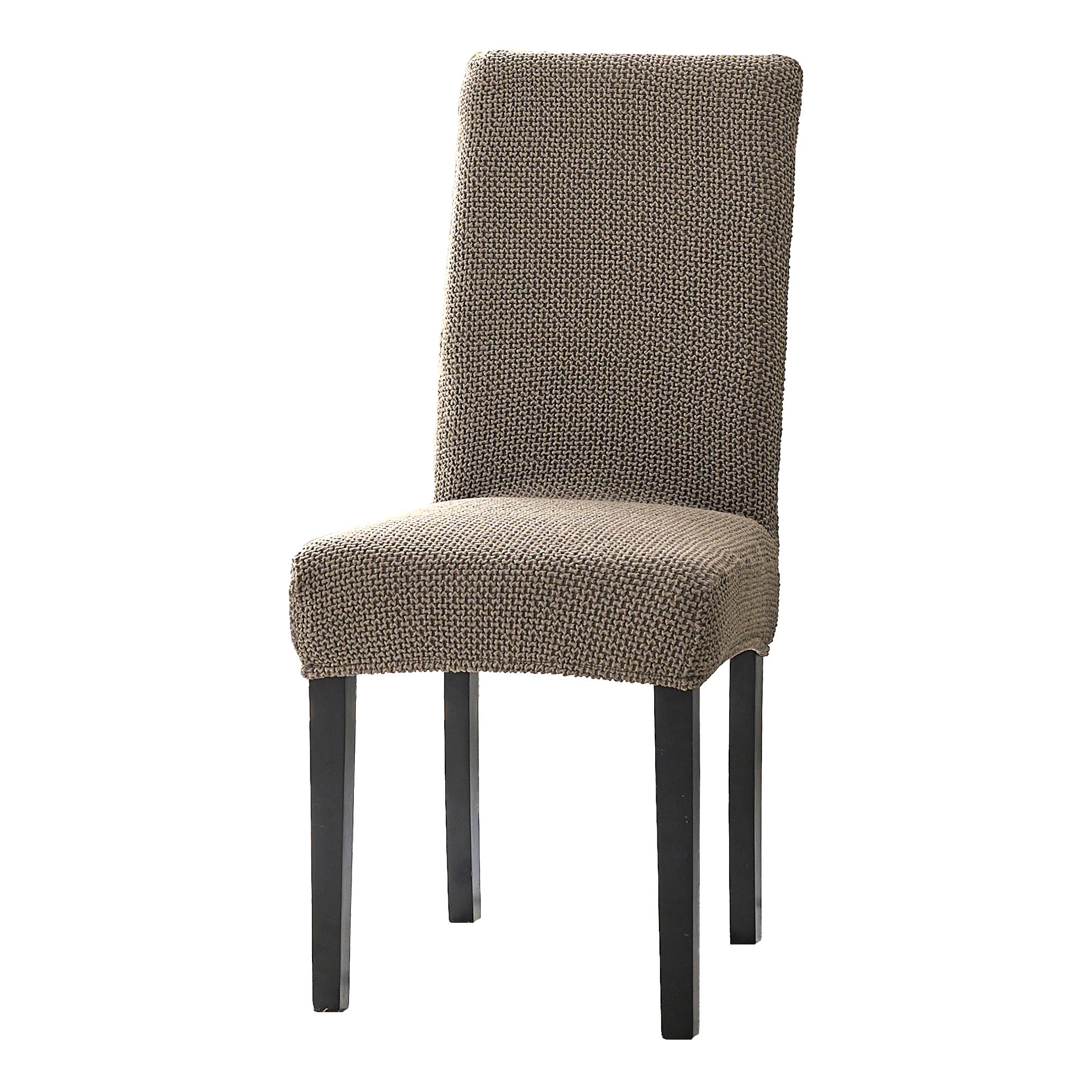 TEXLOVA-Fundas Sillas De Comedor Pack 4, Fundas Sillas Ajustables, Súper Elástica, Universal, Fácil De Instalar, Lavables, para Comedor Sala Cocina,