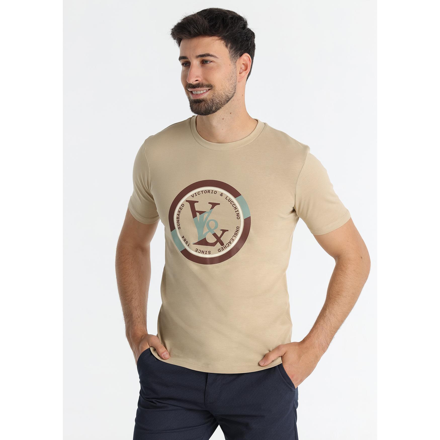 Victorio & Lucchino - Camiseta Logo Signature Brown
