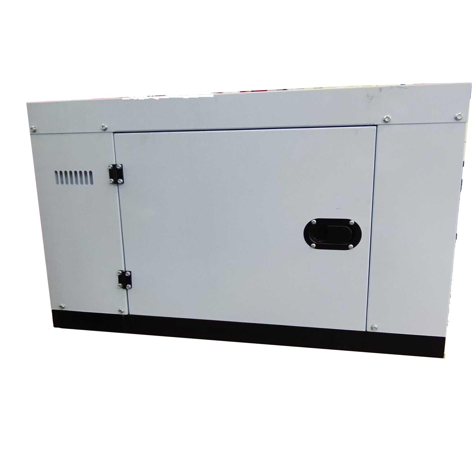 Generador Eléctrico Maquiya! Diésel Insonorizado 10kW - 12kVA | Grupo Electrógeno Monofásico Todoterreno con Ruedas (3000 RPM)