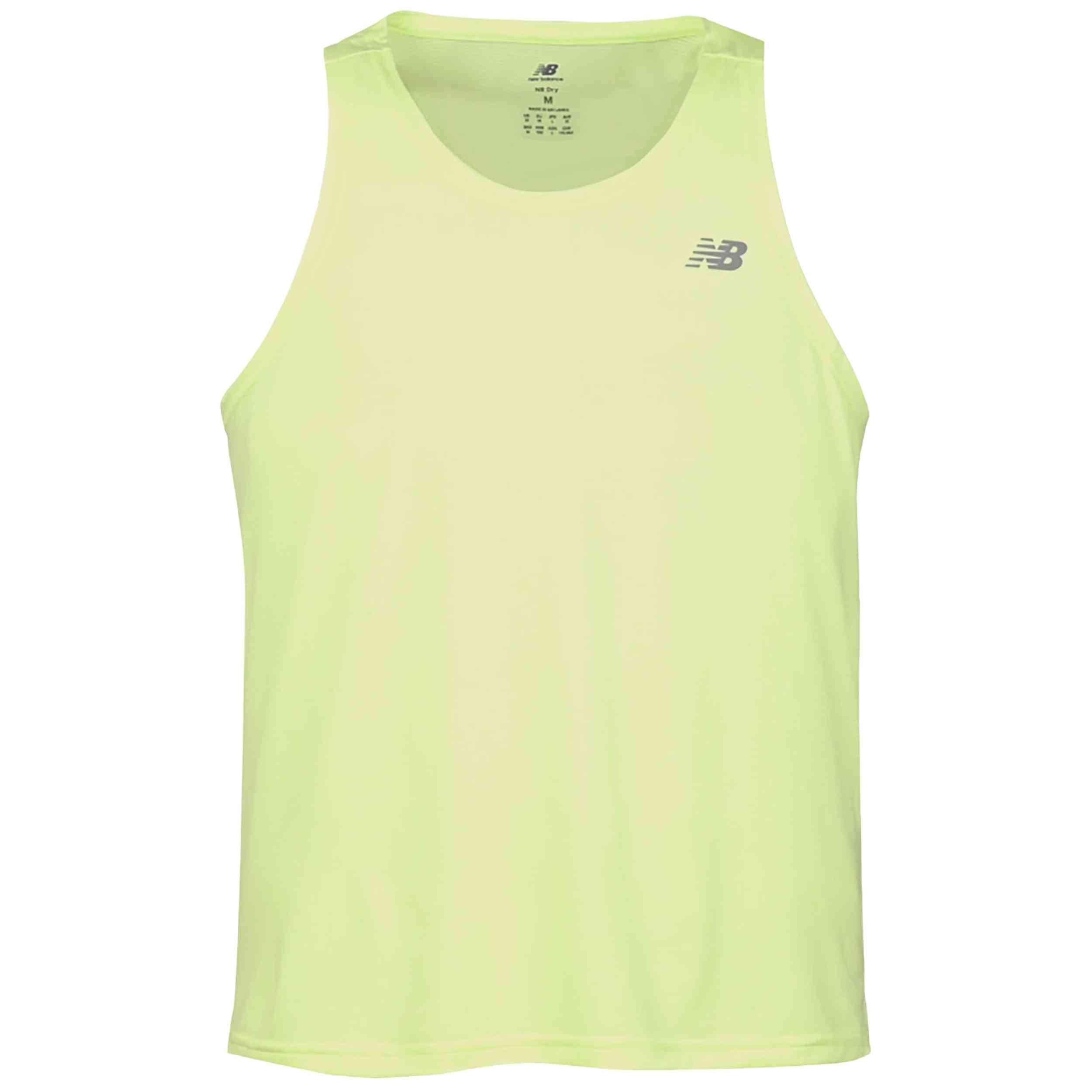 Camiseta De Baloncesto New Balance modelo Camiseta New Balance Sport Essentials tirantes verde para hombre y mujer en color Verde