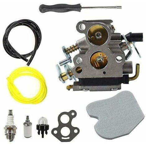 Carburador con filtro de aire y bujía - Para motosierra Husqvarna 235, 236, 240