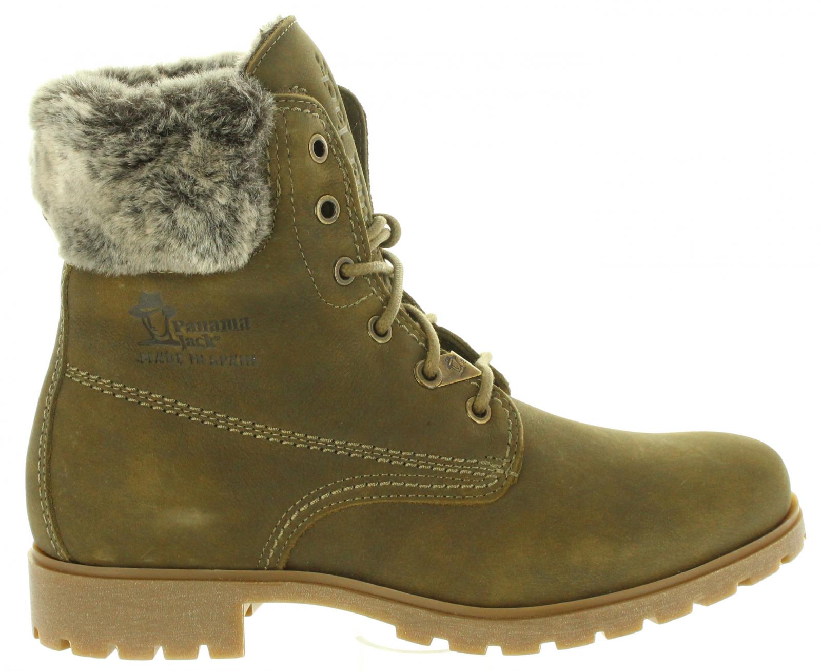 Panama jack felicia b26 nobuck kaki women's boots