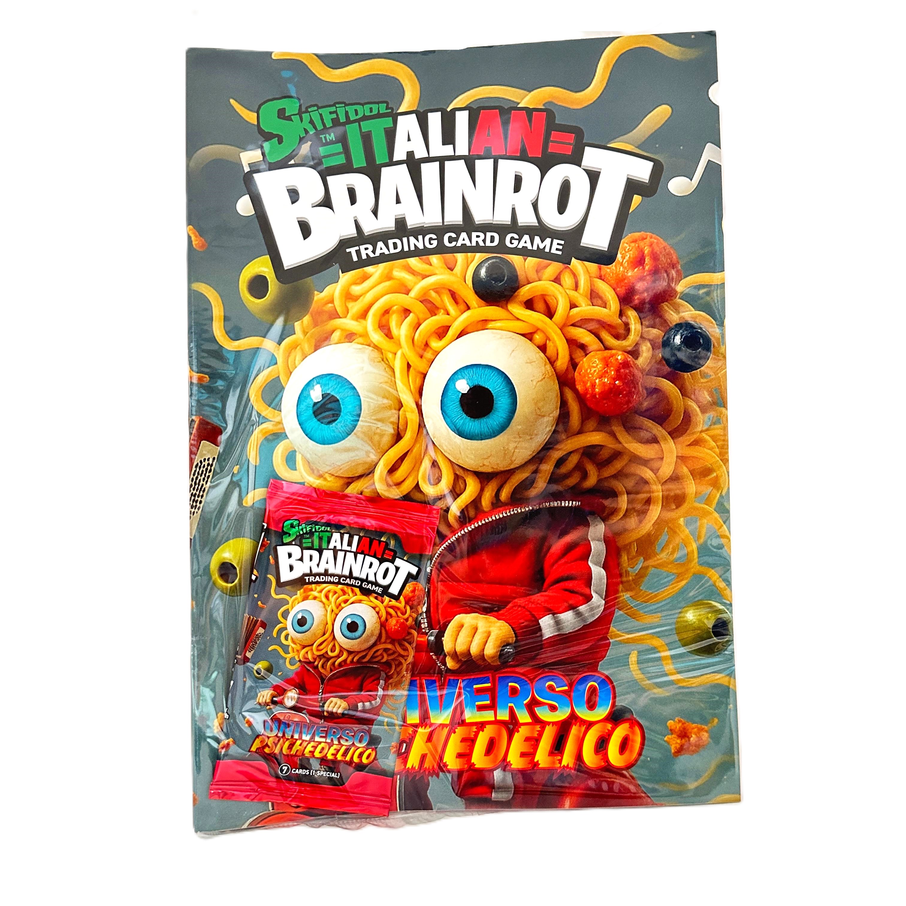 Álbum Archivador Skifidol Italian Brainrot TCG + 1 sobre de Cartas, SERIE 1 alpha, SERIE 2 BETA Y SERIE 3