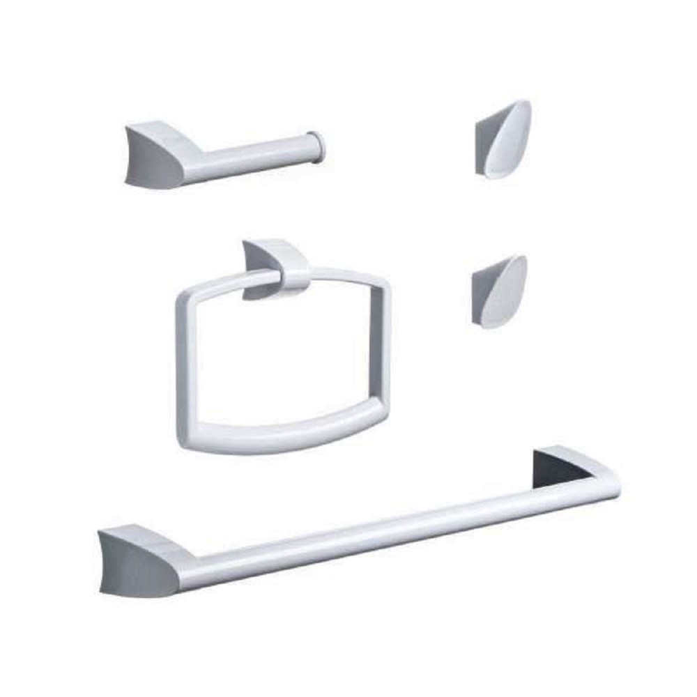 ACCESORIOS BAÑO COOL BLANCO 5 PIEZAS