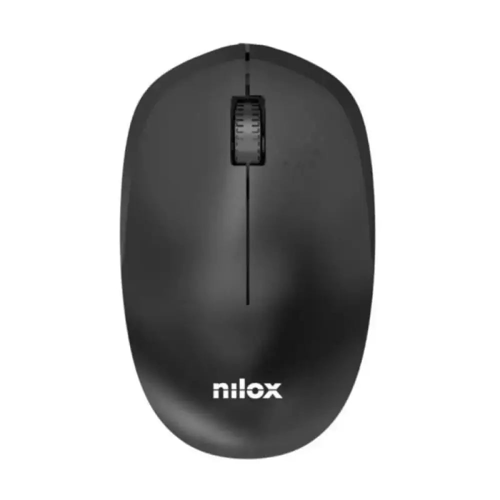 Nilox - Ratón inalámbrico NXMOWI 4011 con sensor óptico de alta calidad, 1000 dpi y conexión 2.4 GHz para uso diario en Windows, Mac y Linux
