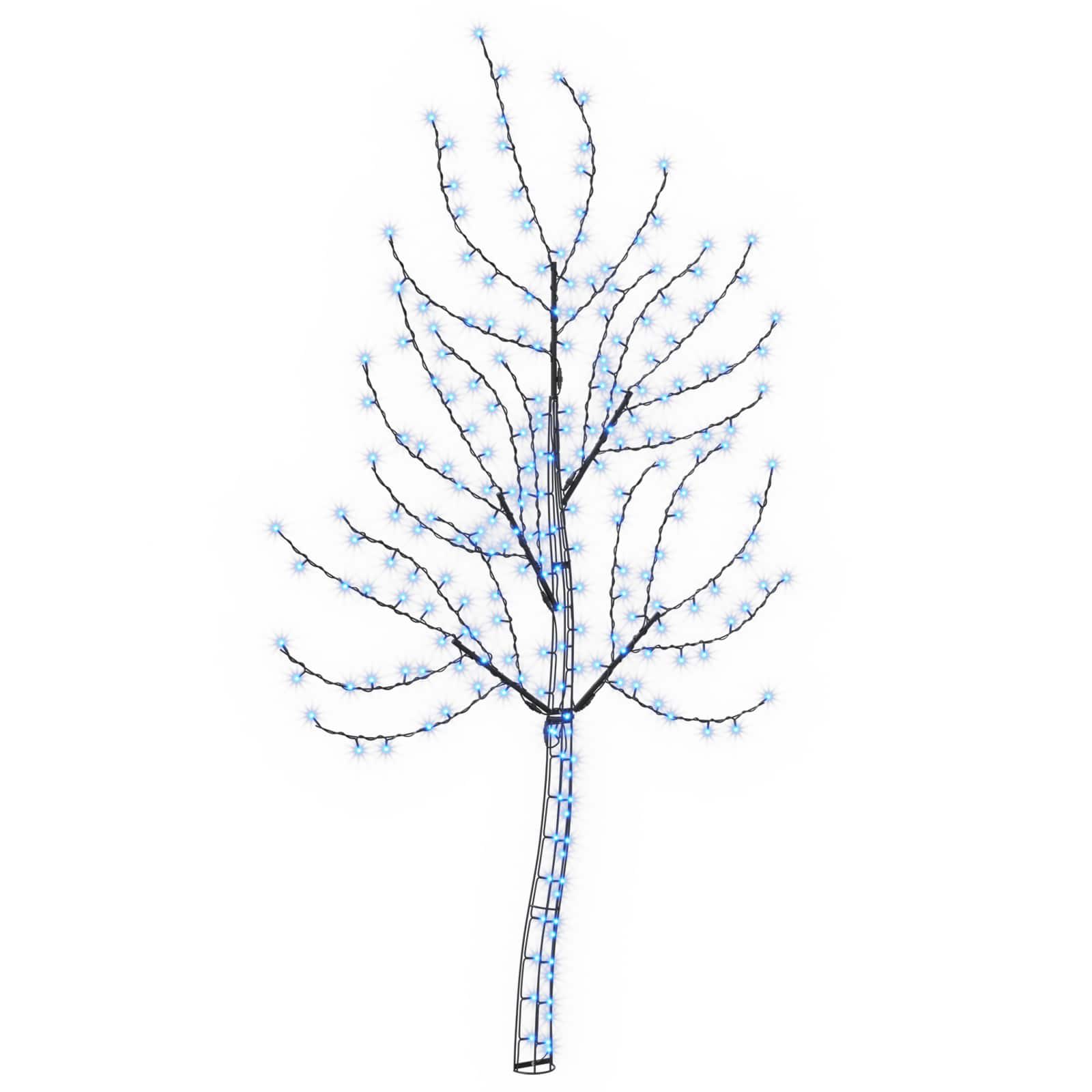 vidaXL Árbol de Navidad LED de pared 180 cm 200 LED Multicolor