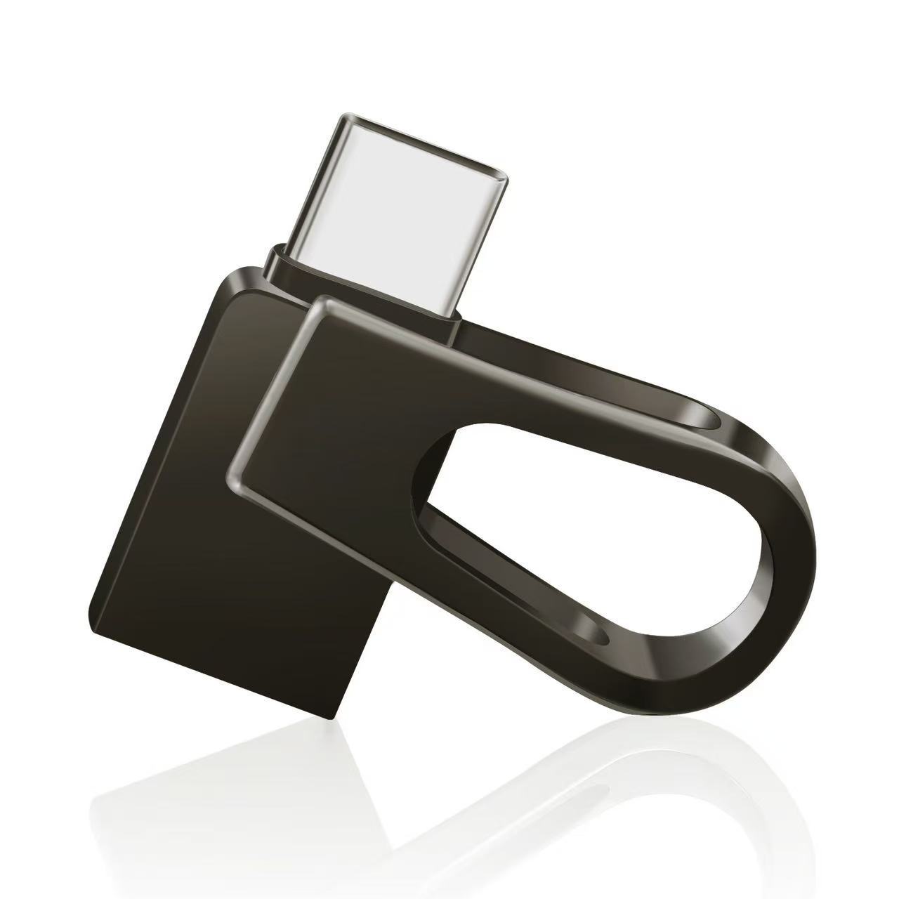 Memoria USB tipo C de doble interfaz para teléfono móvil y computadora, 1 TB/2 TB de gran capacidad, unidad flash USB.
