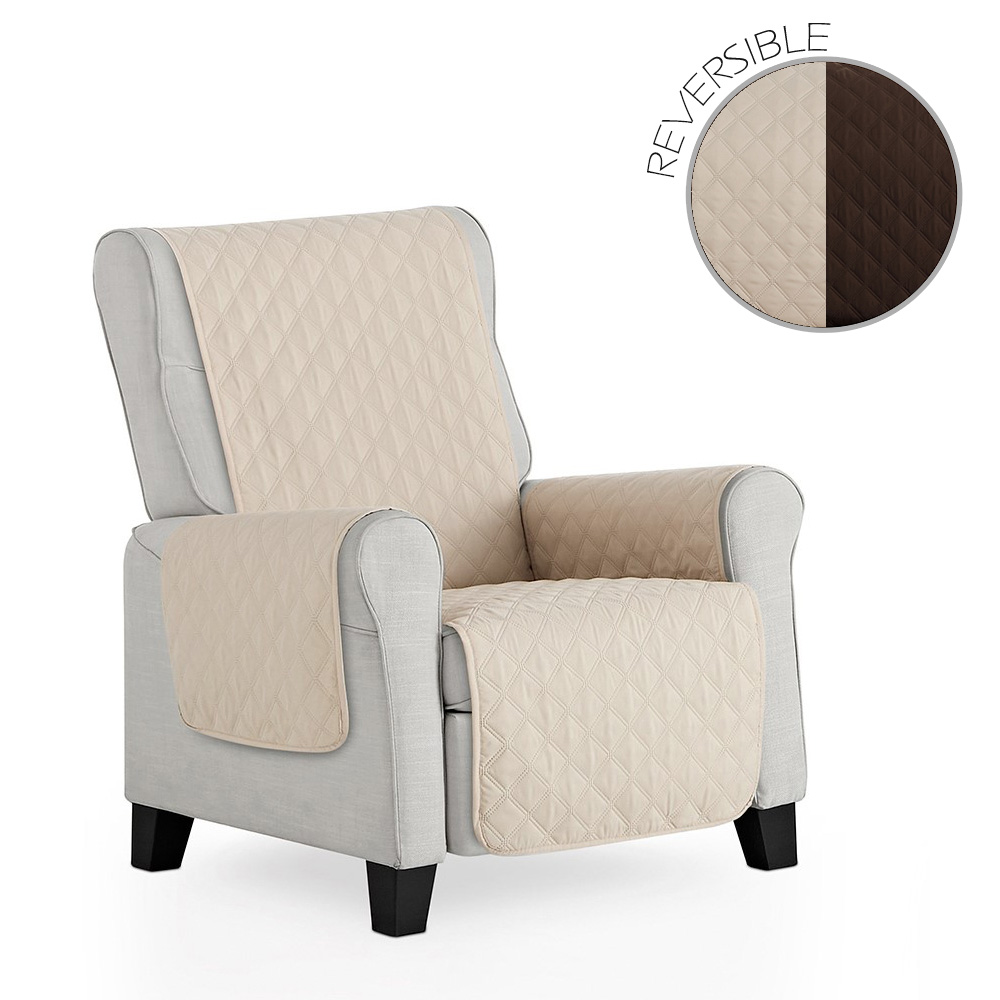 NORDIC HOME Cubre Sillón Reversible Acolchado Mau