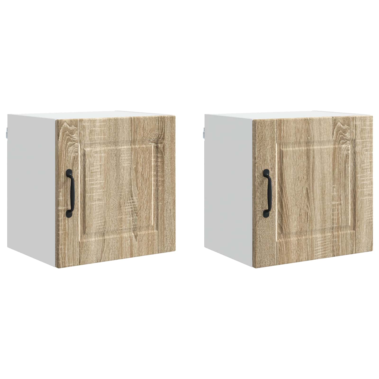 vidaXL Armario de Pared PORTO 2 uds. Madera de ingeniería 40 x 31 x 40 cm Multicolor