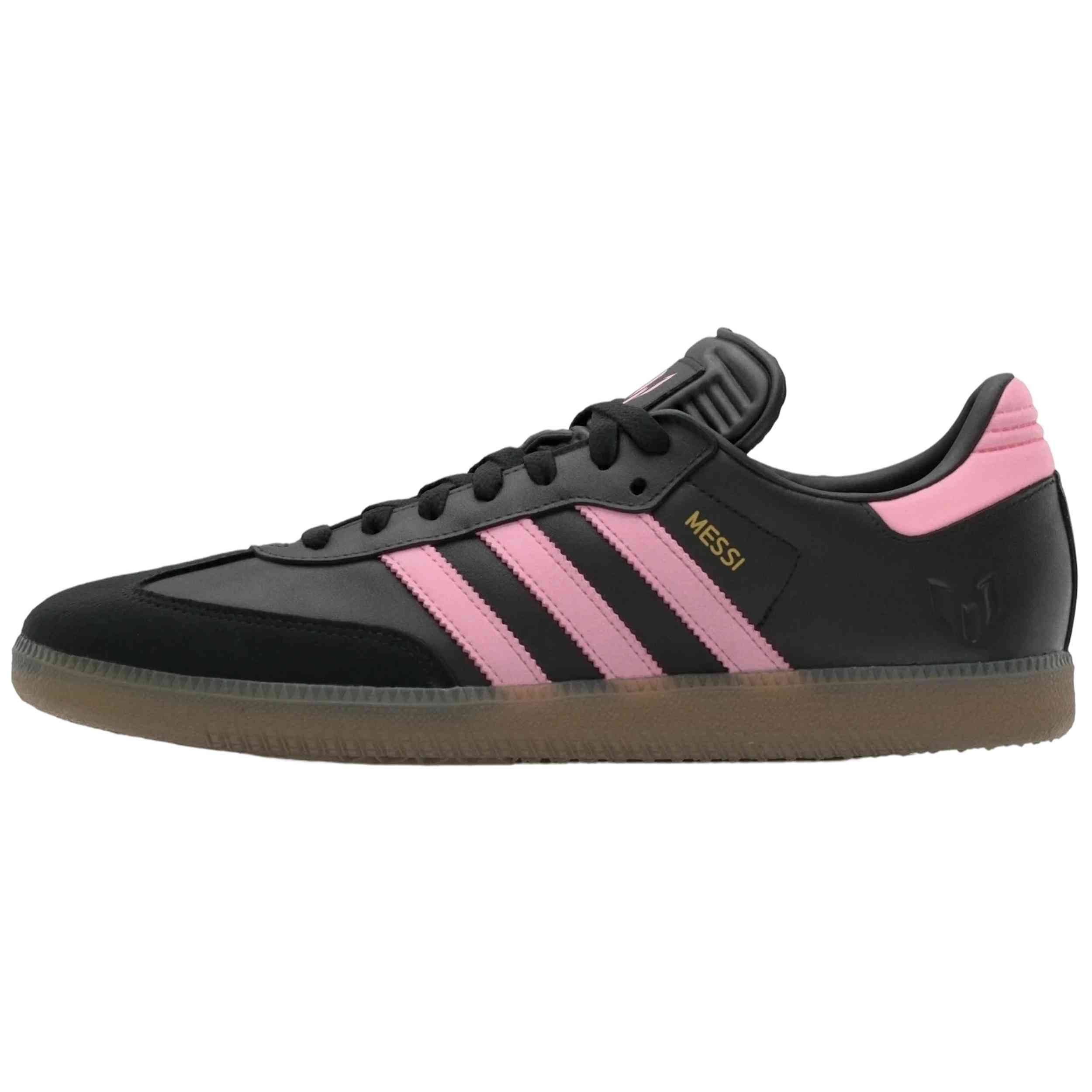 Zapatillas Adidas modelo Samba Messi "Core Black / Gold Metallic / Gum" para hombre y mujer en color Negro