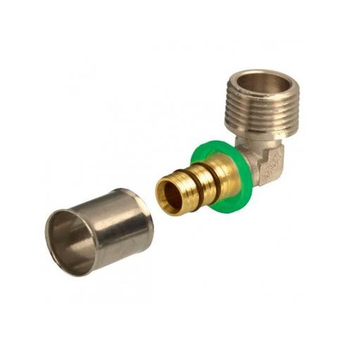 STH Codo Terminal Macho de Prensar "Tipo U" para M Standard Hidraulica SHF65074