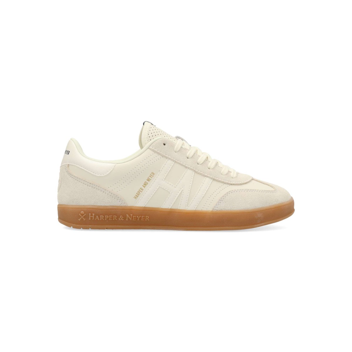 Harper & Neyer - Zapatillas casual Hamptons para hombre de serraje y sintético con cierre de cordones, suela de goma en contraste e interior acolchado