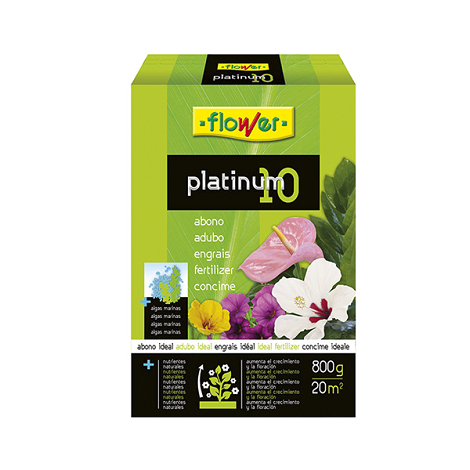FLOWER Abono Sólido Granulado Platinum 10, 800 gr