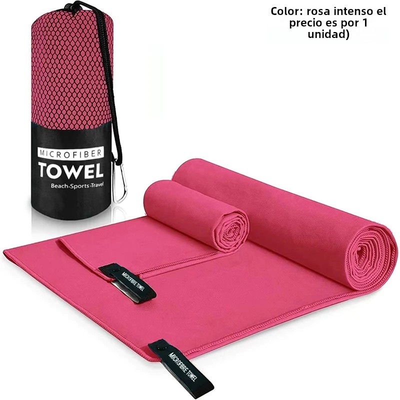 OmHome Toalla Deportiva Secado Rápido 40x80/76x152CM Azul Gris Verde Naranja Para Natación Gimnasio Camping Correr Playa Toalla De Lavado