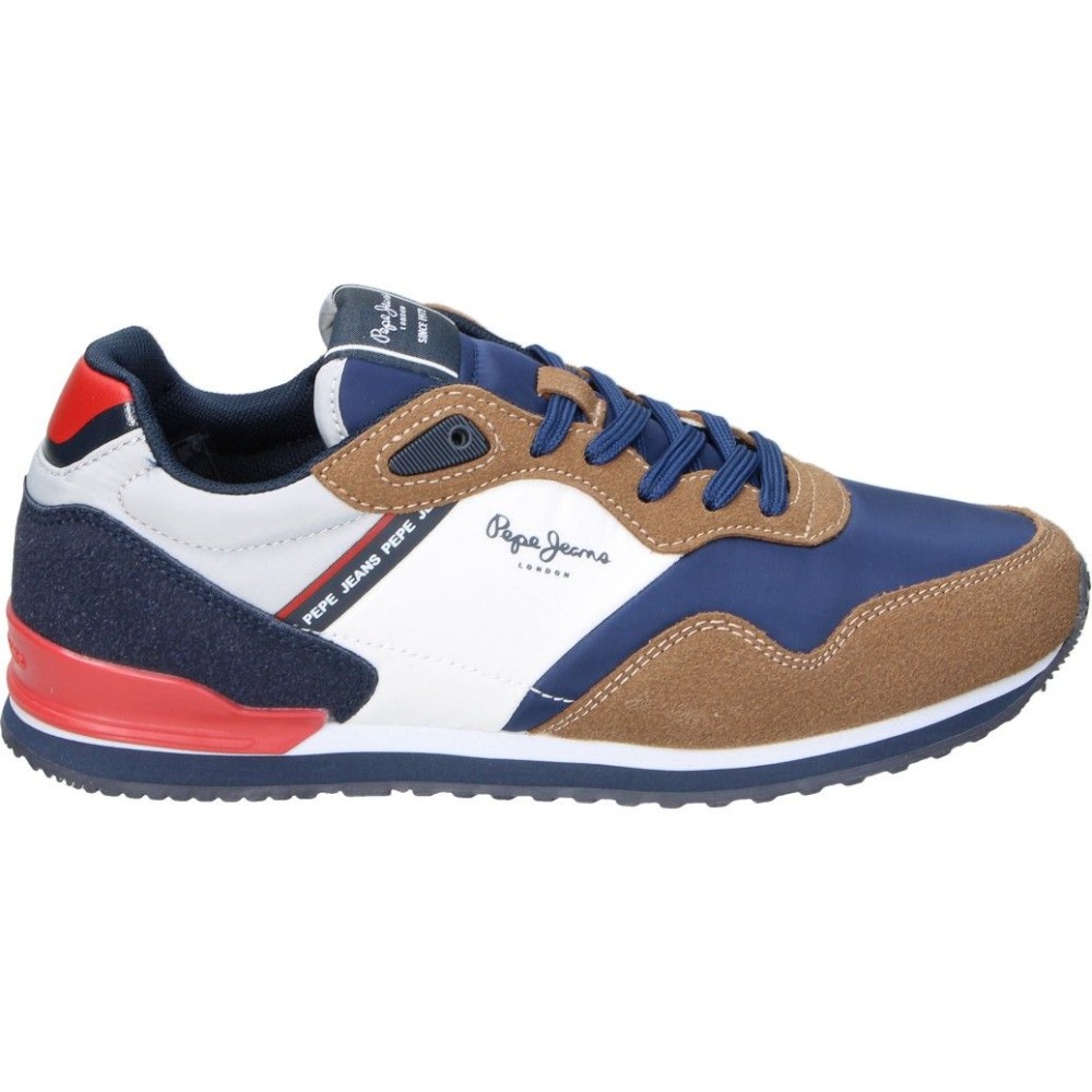 PEPE JEANS | Zapatillas Pepe Jeans para Mujer – Deportiva Multicolor con Detalles – Sneakers con Cordones – Estilo Casual – Versátiles – Combinables y Cómodas – Modelo PBS400005-896