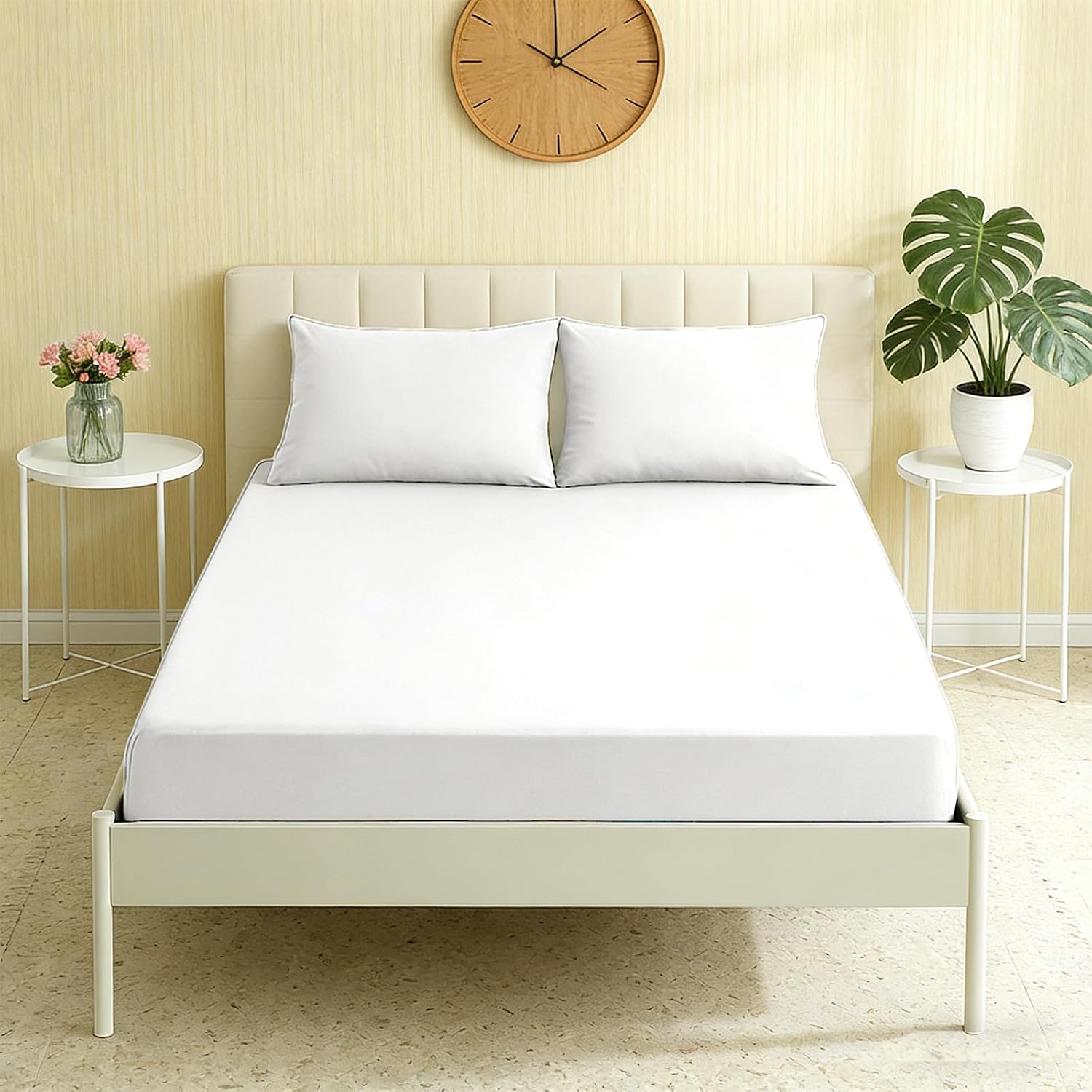 OsoNube STORE - Sabanas Bajeras Ajustable Cama 90,105,135,150,160,180- Sábana Bajera para colchón de hasta 30cm de Alto, Bolsillo Profundo - Microfibra de Poliéster,Tacto Suave y Cómodo.