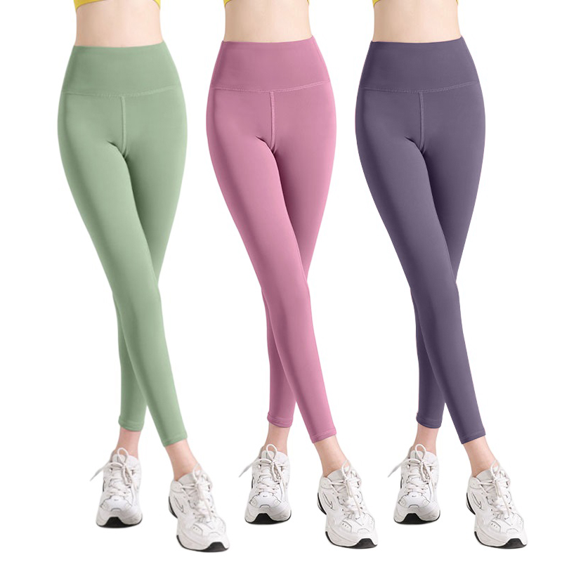 TK Pack 3 Piezas Leggings de Yoga de Cintura Alta para Mujer