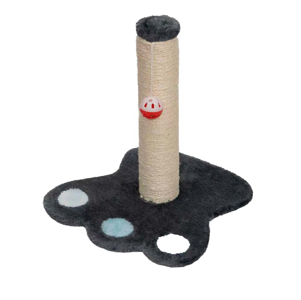 Poste Rascador para Gatos forma Huella Juguete