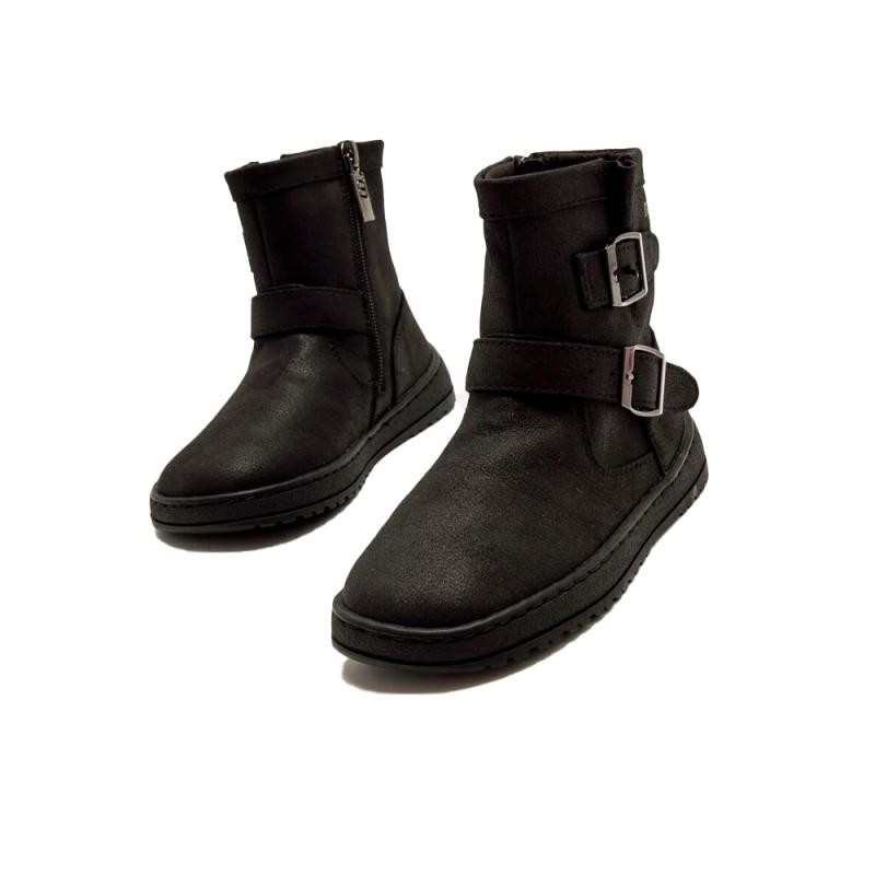 Mustang 49314 - Bota Barefoot Negra para Niño, Diseño Cómodo y Duradero