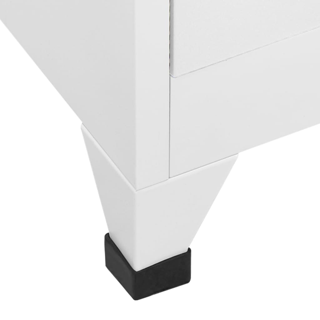 vidaXL Taquilla con 9 compartimentos acero 90x45x180 cm