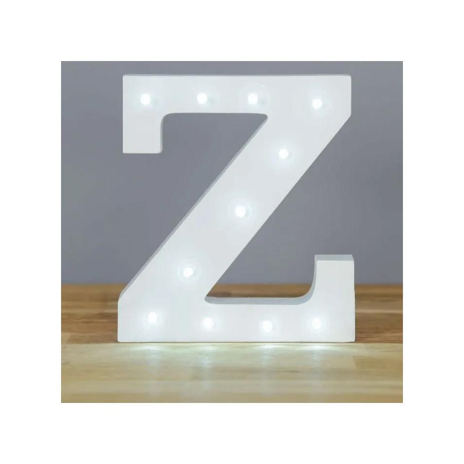 Letra de luz LED decorativa, letras del alfabeto de madera, funciona con pilas, para fiestas, bodas, decoración – Sweet Home