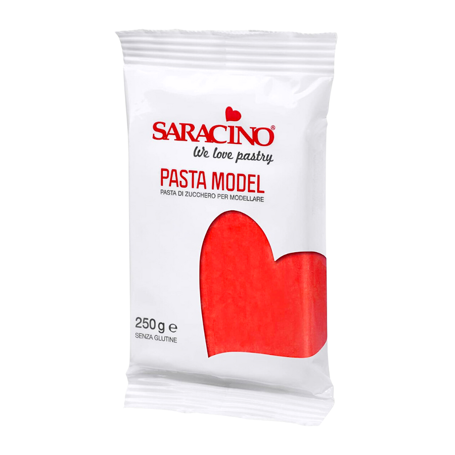 Glotomania Pasta de Modelar Saracino Premiada - Roja 250 G