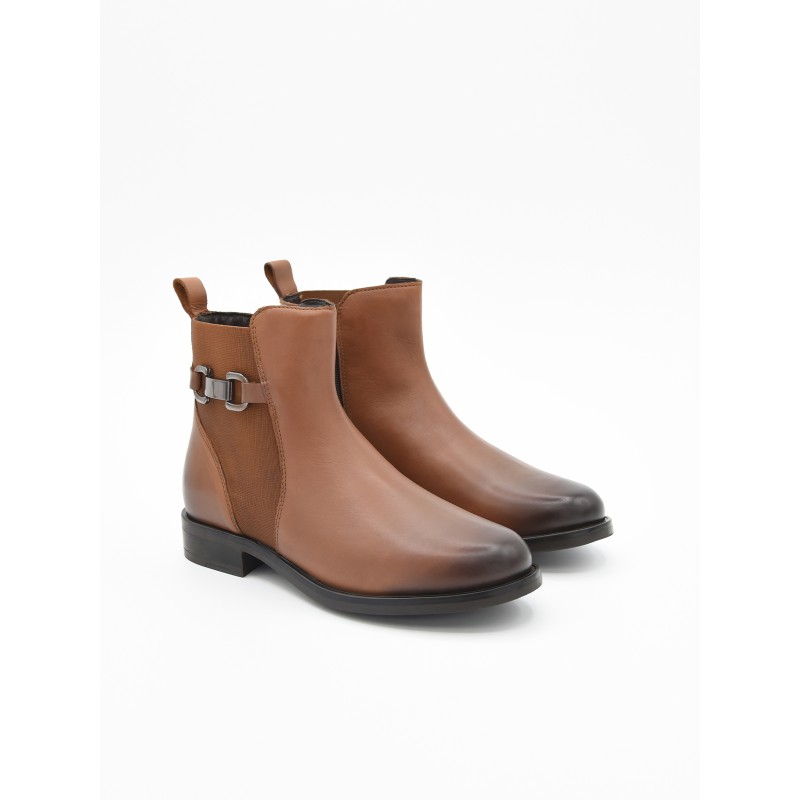 Botín Casual Purapiel Bro6 Color Marrón 104931