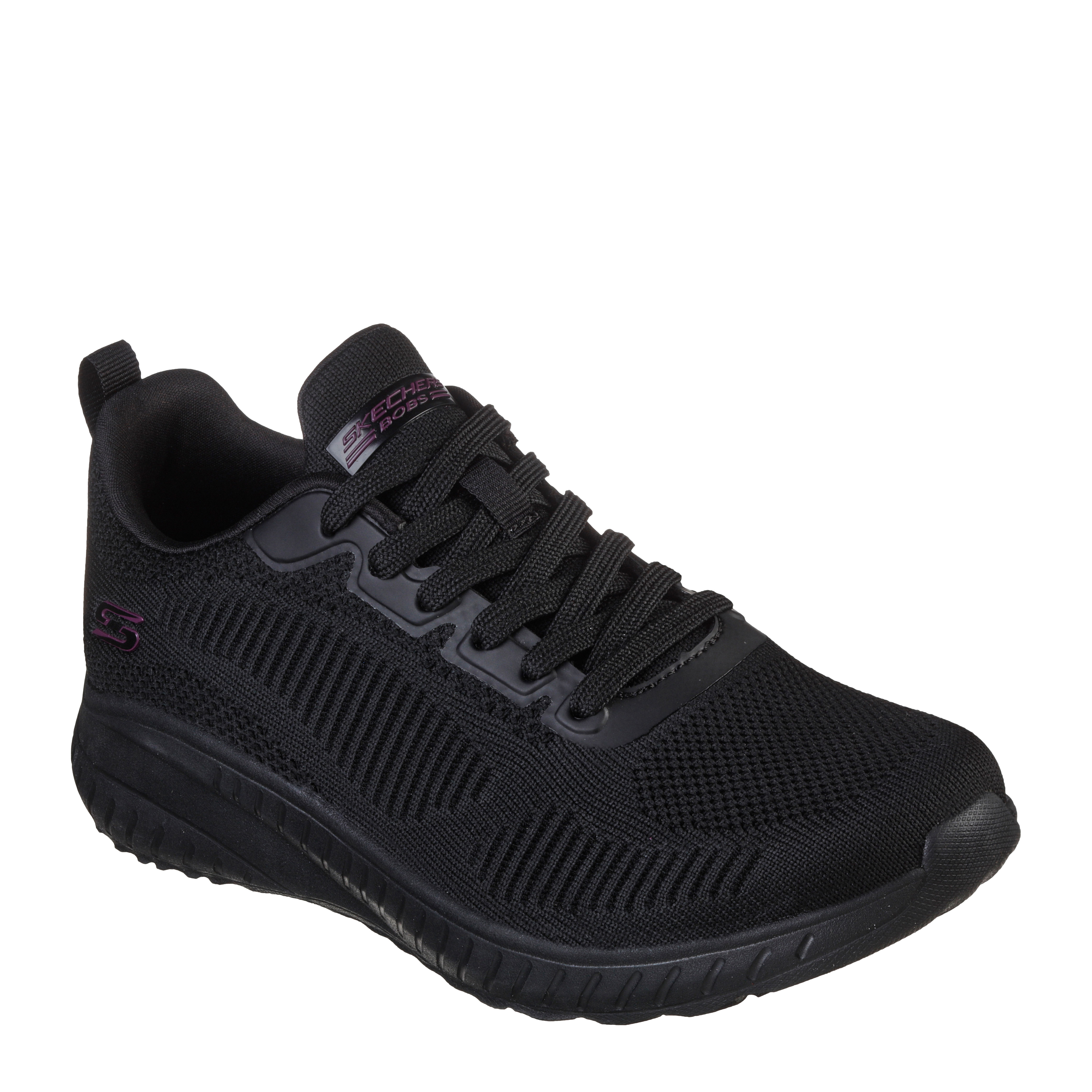 Skechers Zapatillas Bobs Squad Chaos - Face Off Negras 117209-BBK , para Mujer