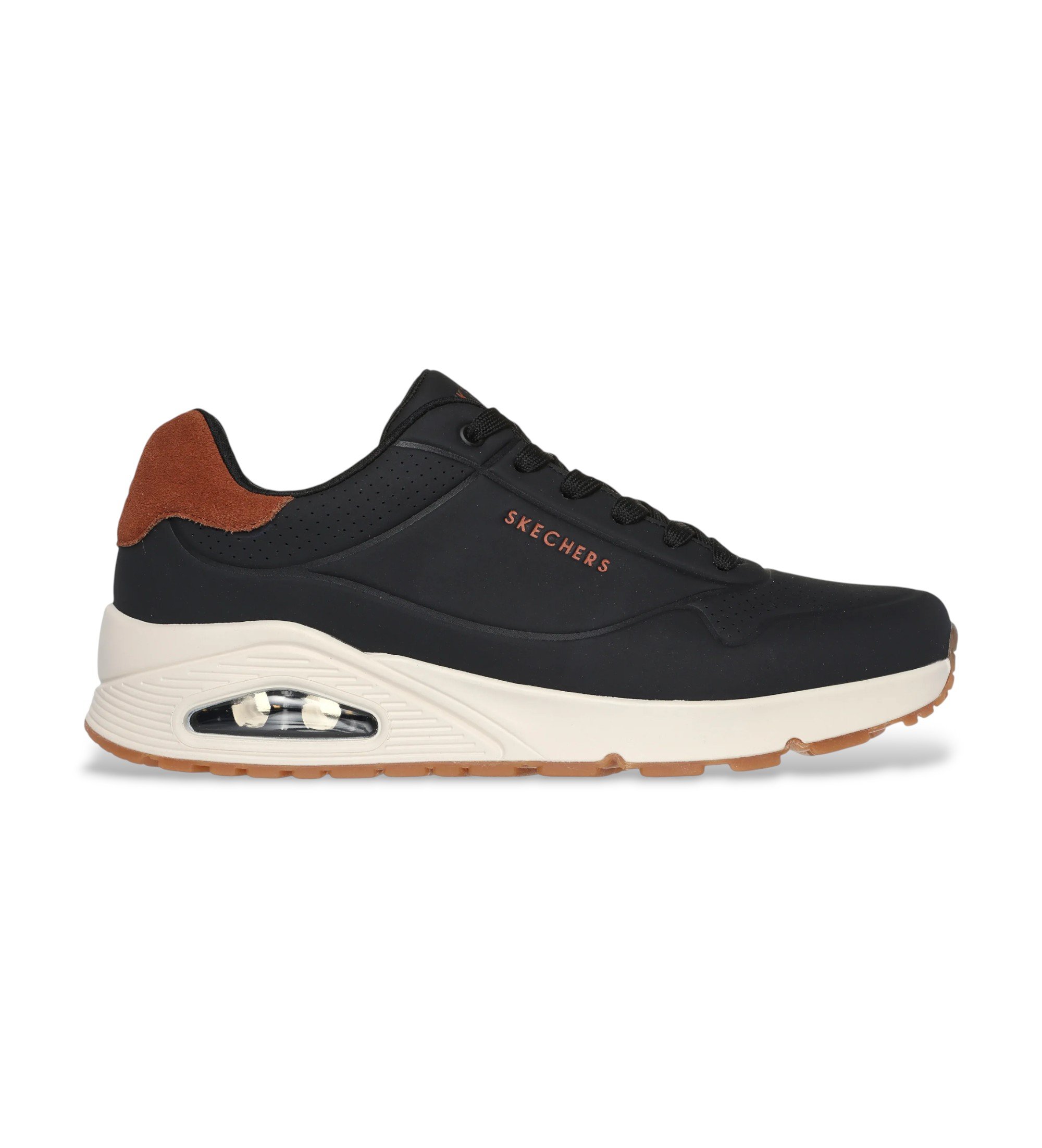 Skechers | Hombre | Zapatillas Uno Suited On Air negro