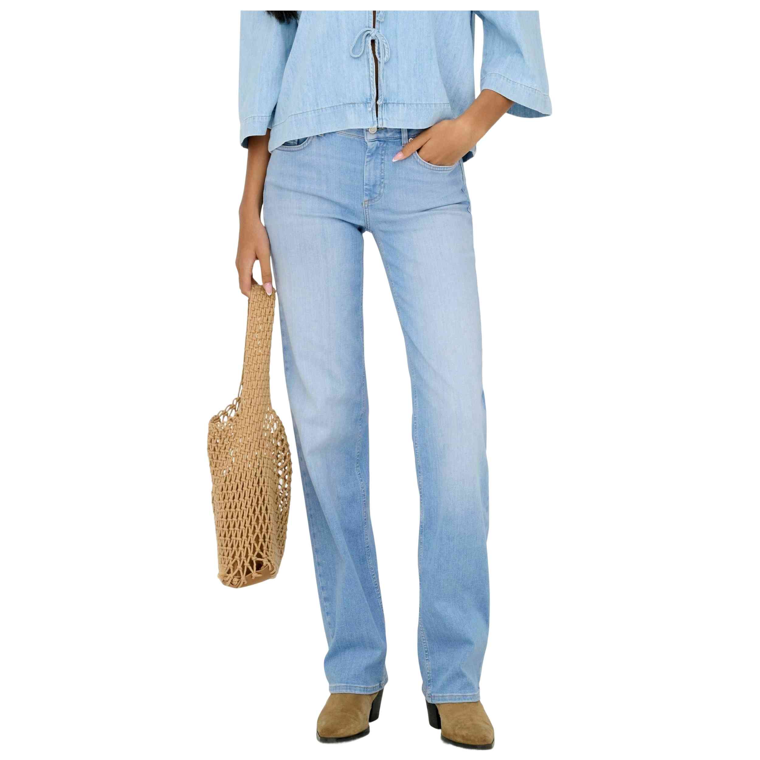 Vaquero Only Onlblush Mid Straight Dnm Rea828 Noos