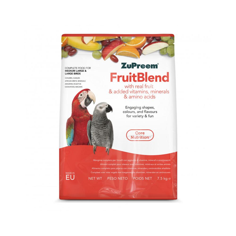 Pienso ZUPREEM FRUITBLEND para Aves de Tamaño Mediano y Grande, 1,5 Kg