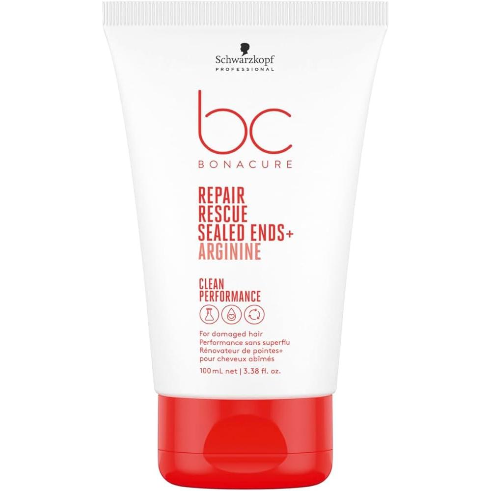 Schwarzkopf Gel Bonacure Repair Rescue Sealed Ends + Arginina 100 Ml - Tratamiento para Puntas Abiertas