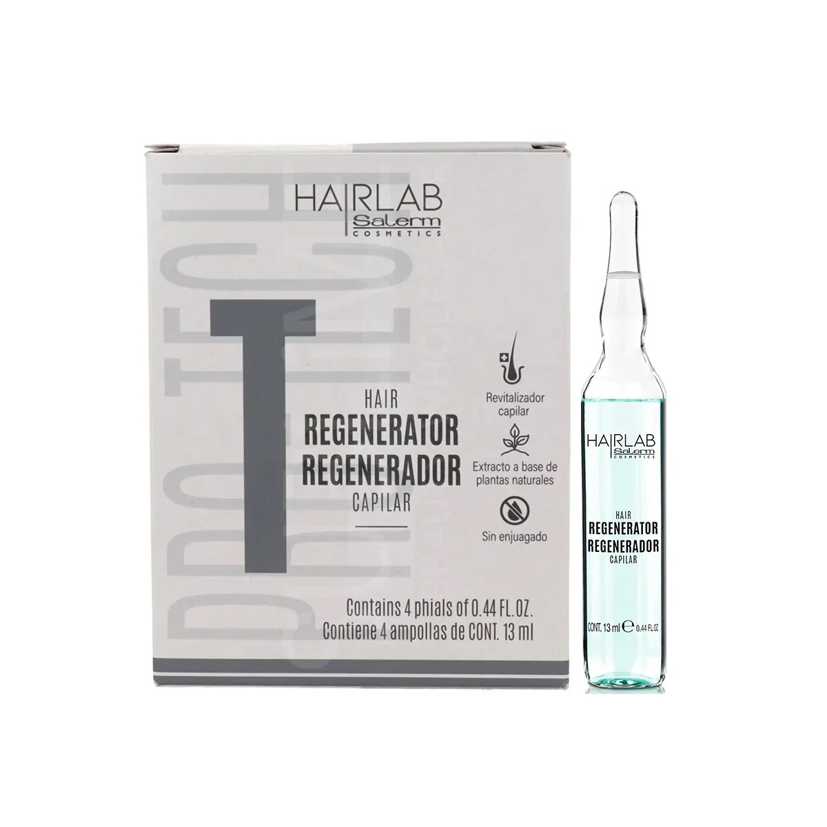 salerm cosmetics pro tech ampolla regeneradora capilar 8x4x13ml