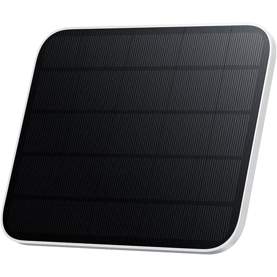 Xiaomi Outdoor Camera Solar Panel - Carga de Alta Potencia de 5W, Conector USB-C Resistente al Agua, IP66, Cable de 3m, Blanco (Versión ES)
