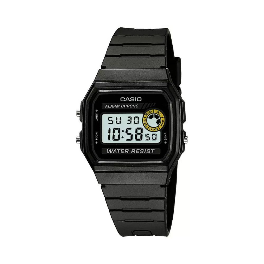 reloj clásico digital Casio F-94WA-8HDG 38,2 × 33,2 × 8,5 mm 7 años batería