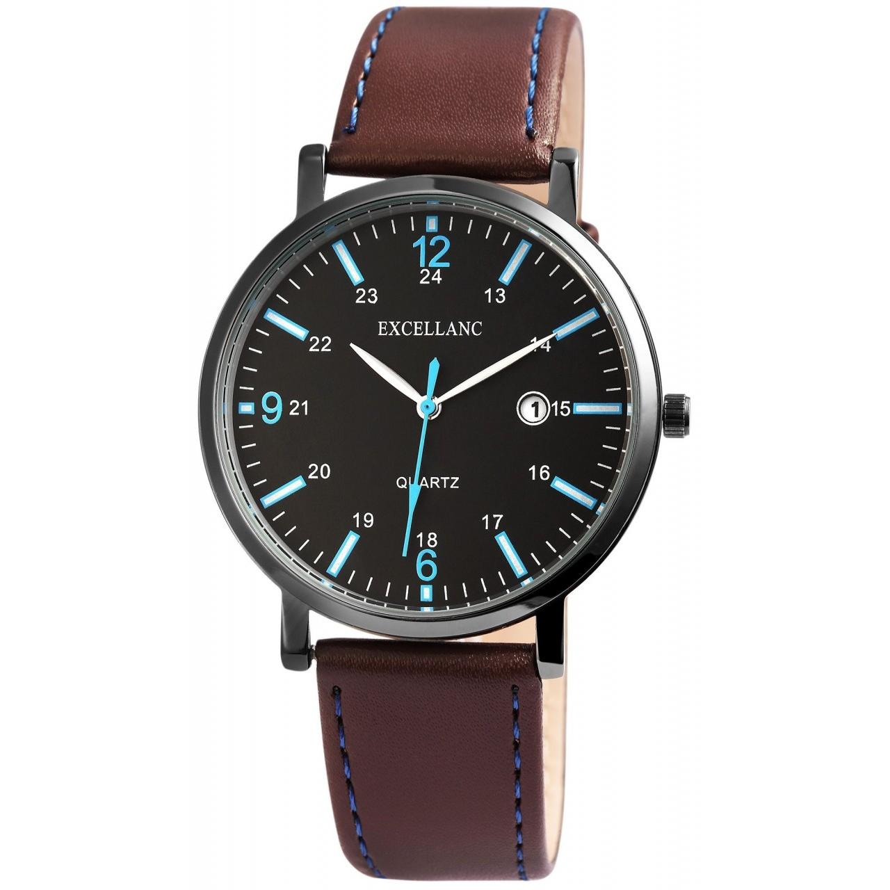 Reloj Excellanc® Hombre com Bracelete em Pele Sintética - 2900125