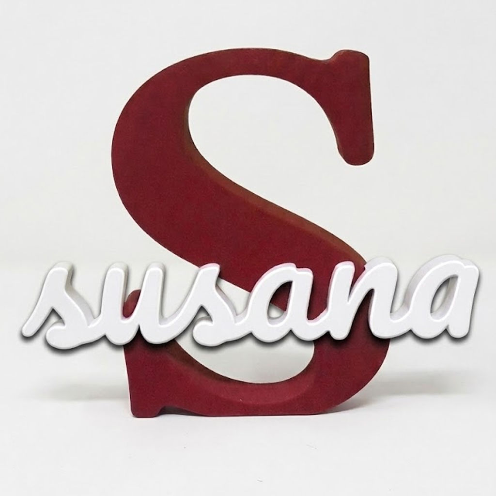 TOCAREGALAR - Letra Inicial Personalizada en 3D con Nombre Grabado en Relieve, de Plástico, para Comuniones, Mesas Dulces o Decoración de Habitación Infantil, 18 cm o 12 cm, Colores: Rojo, Azul Cielo, Rosa, Morado, Verde Agua