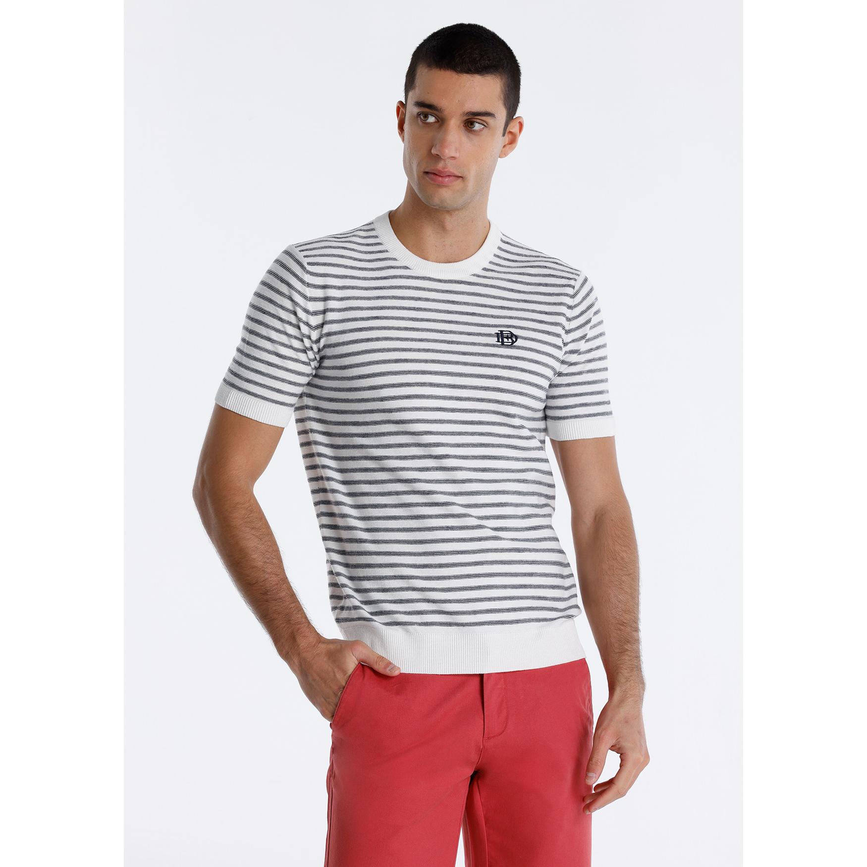 Camiseta Punto Textura Blanca