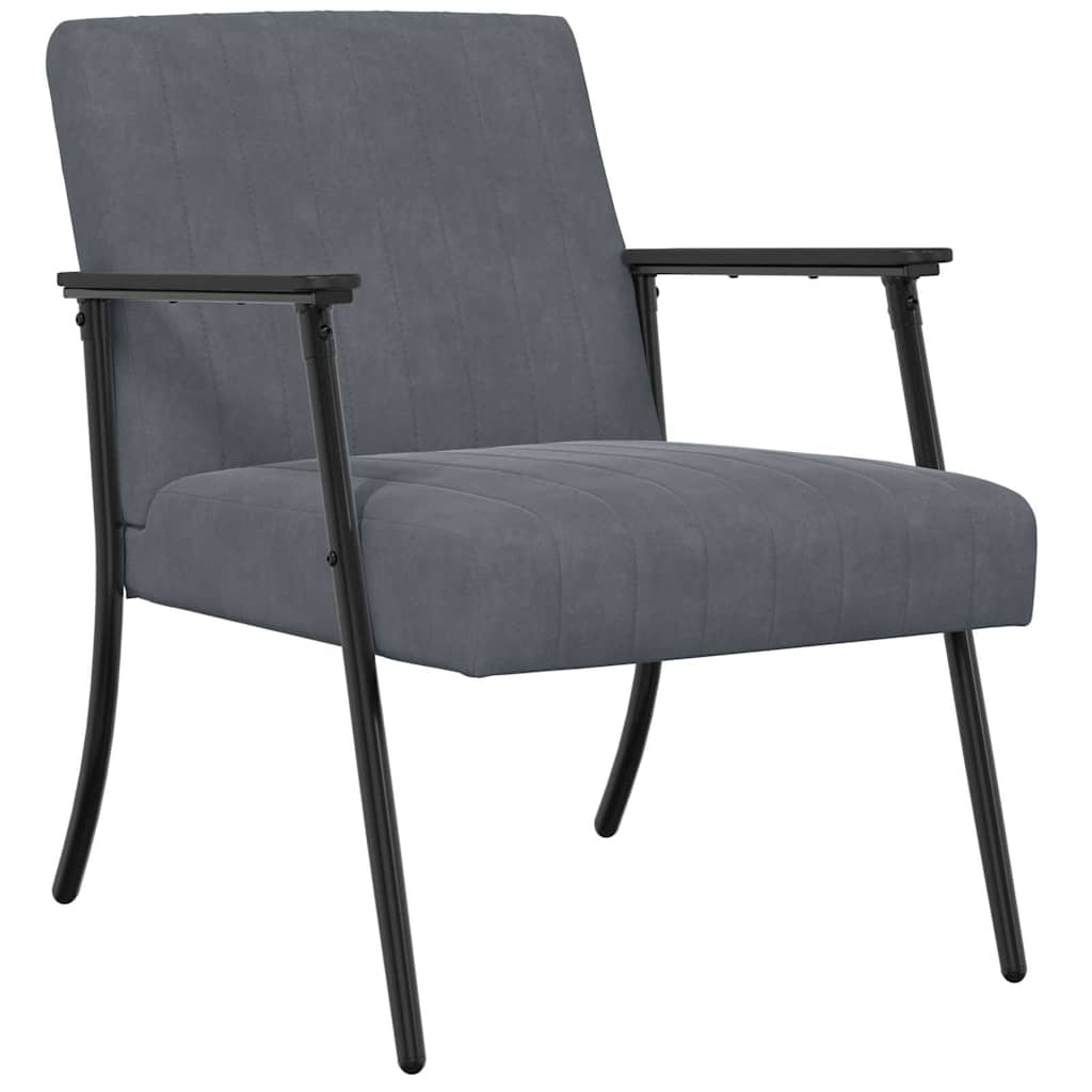 vidaXL sillón 59 x 75 x 78 cm Terciopelo Multicolor