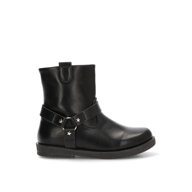 Botin Etika - Niña - Suela Plana - Modelo 110581 - Color Negro