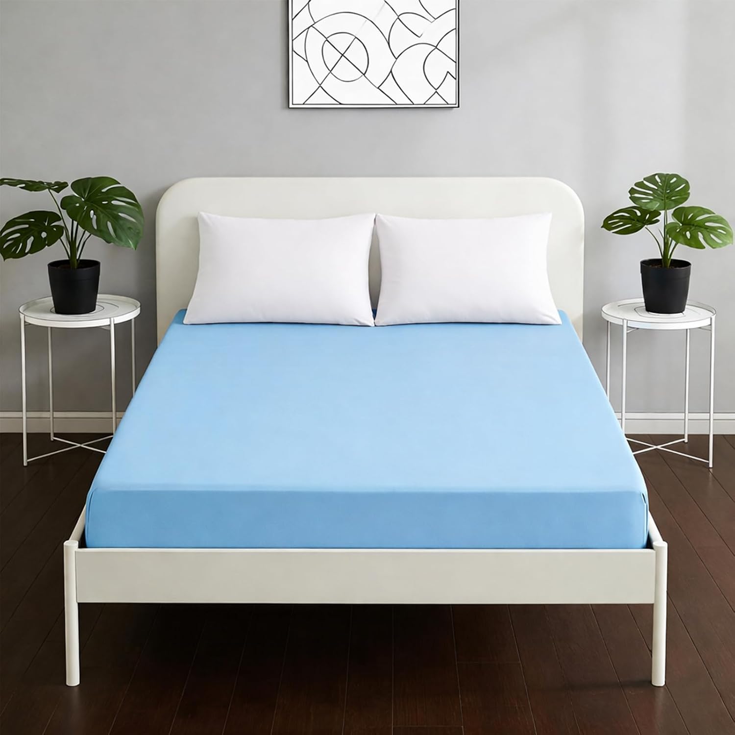 OsoNube STORE - Sabanas Bajeras Ajustable Cama 90,105,135,150,160,180- Sábana Bajera para colchón de hasta 30cm de Alto, Bolsillo Profundo - Microfibra de Poliéster,Tacto Suave y Cómodo.
