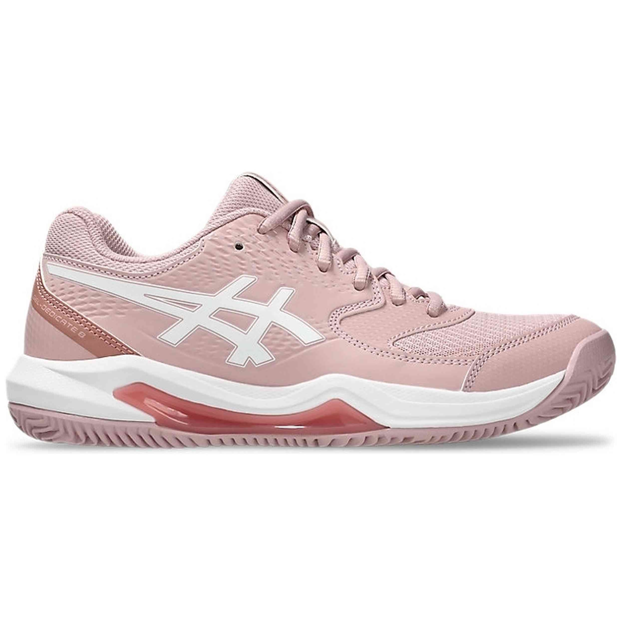 Zapatillas Gel Dedicate 8 Clay Asics en color Rosa