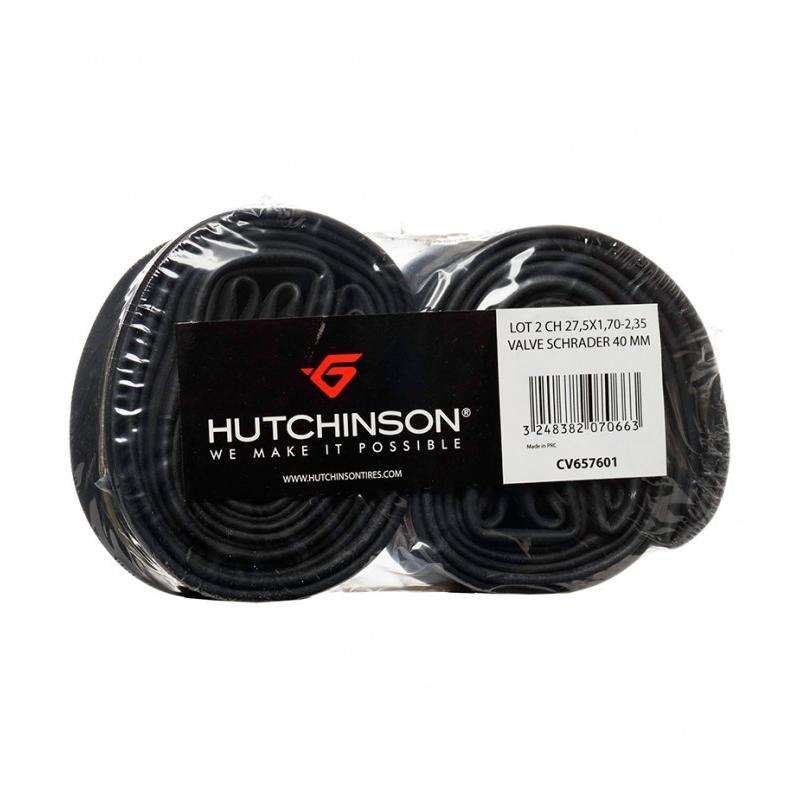 Hutchinson - Cámaras Para Bicicleta Pack 2 Unidades Compatible Con Ruedas 26X1.70/2.35 V Gorda 48Mm, Ideal Para Ciclismo De Montaña Y Carretera, Resis