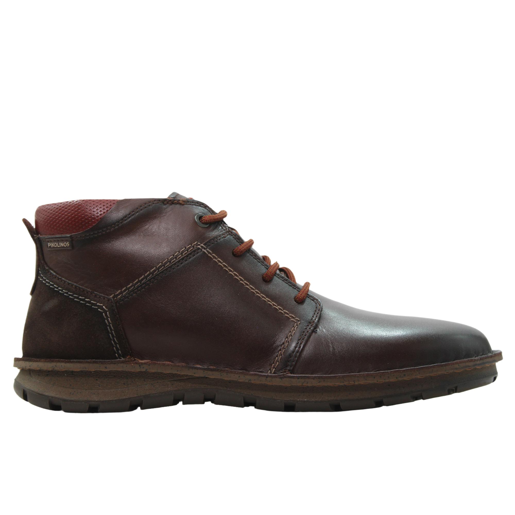 Pikolinos M2T-8066C1 Botines Chukka casual de piel, cordones, suela goma, para caballero