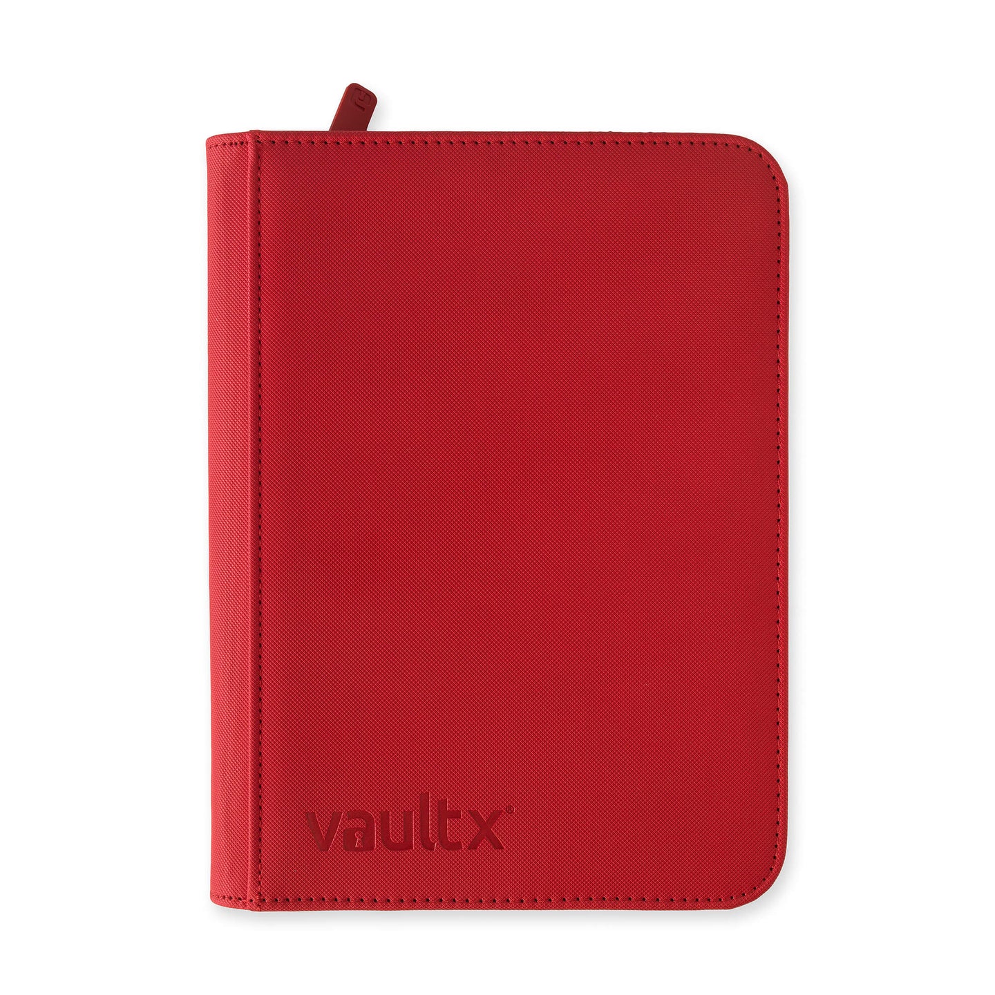 Fire Red Premium Zip Binder Exo-Tec (4-Pocket 160 cartas) Vault X